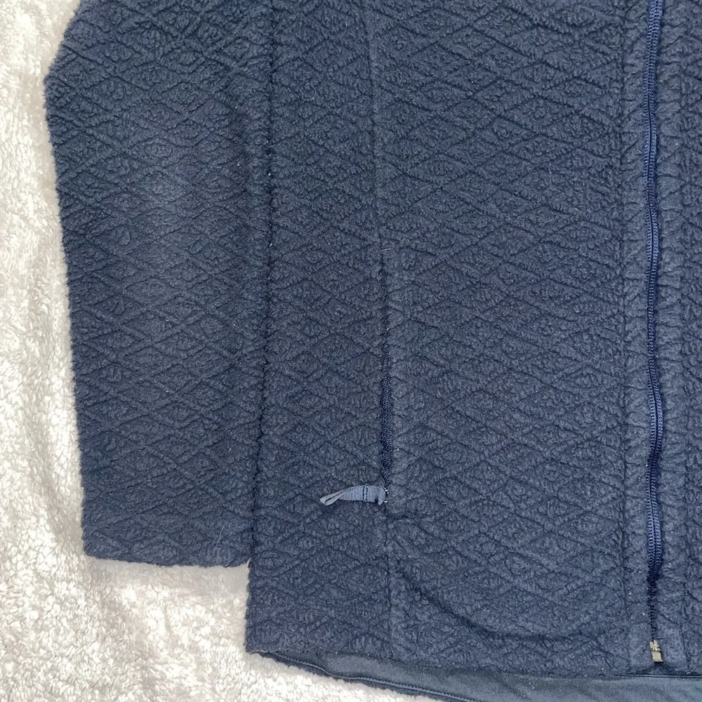 Patagonia Diamond Capra Fleece Jacket - Smolder Blue/Grey - Womens XS